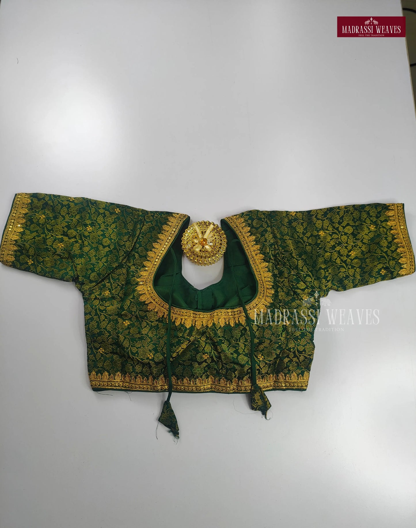 ReadyMade Aari Work Soft Italian Silk Blouse