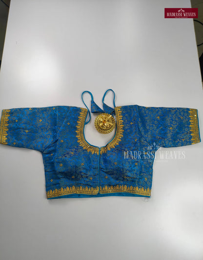 ReadyMade Aari Work Soft Italian Silk Blouse