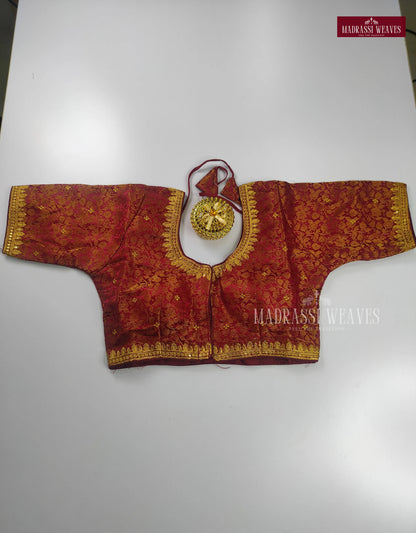 ReadyMade Aari Work Soft Italian Silk Blouse