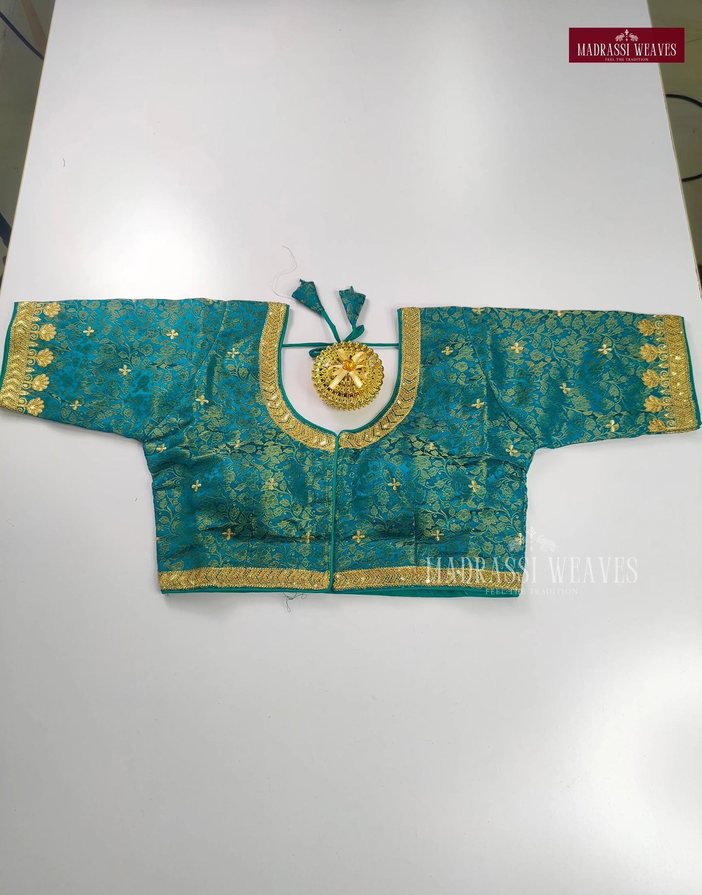ReadyMade Aari Work Soft Italian Silk Blouse