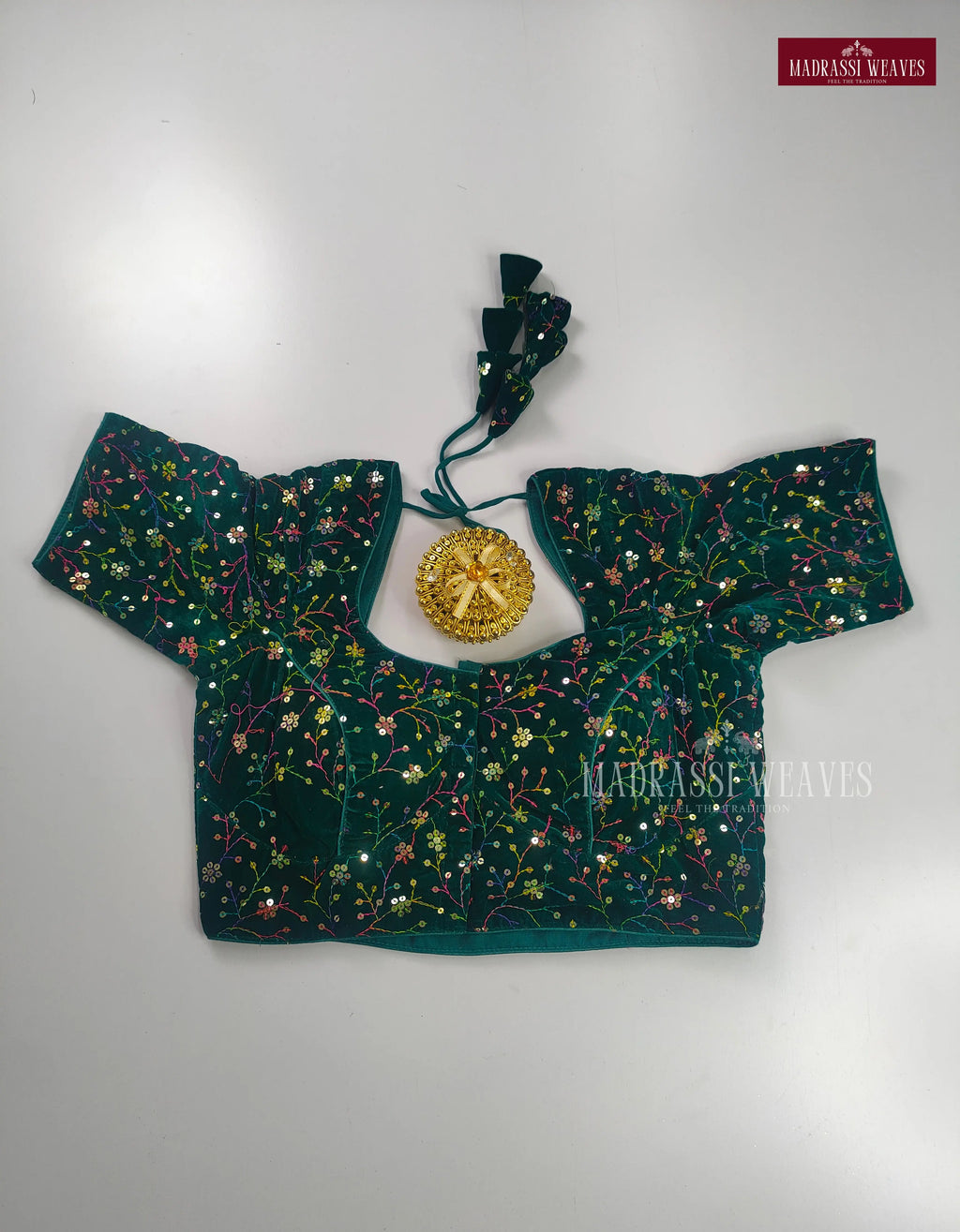 Velvet ReadyMade Adjustable Sequence Work Blouses