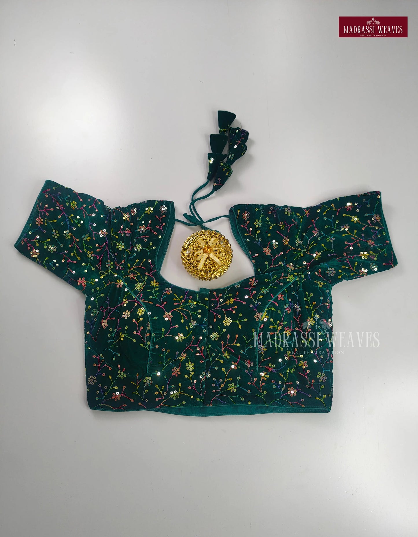 Velvet ReadyMade Adjustable Sequence Work Blouses