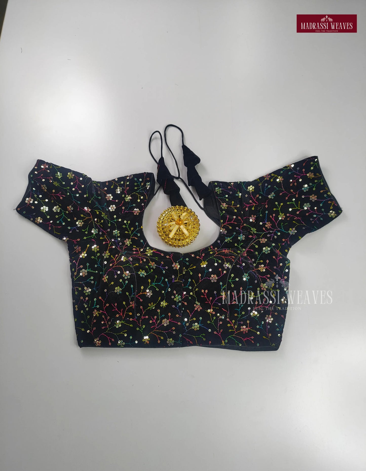 Velvet ReadyMade Adjustable Sequence Work Blouses