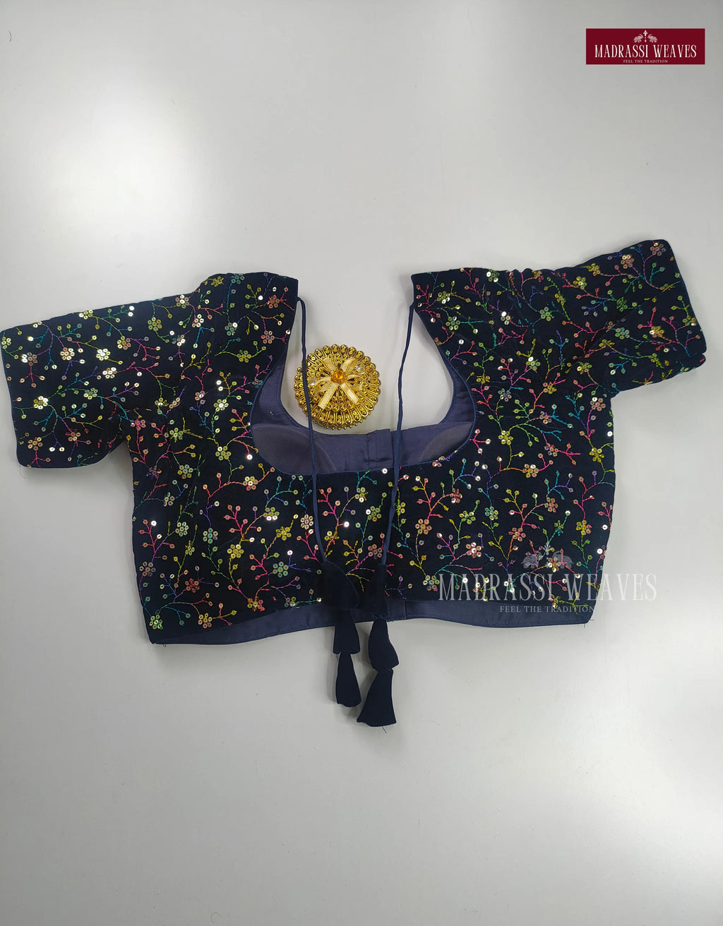 Velvet ReadyMade Adjustable Sequence Work Blouses