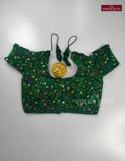 Velvet ReadyMade Adjustable Sequence Work Blouses