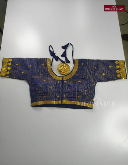 ReadyMade Aari Work Soft Italian Silk Blouse