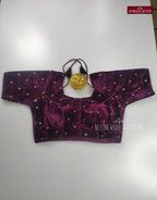 Velvet Readymade Adjustable Blouse with Lining