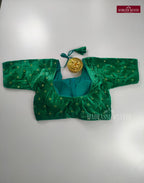 Velvet Readymade Adjustable Blouse with Lining