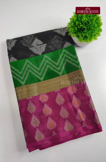 Ikat Style Soft Cotton Sarees