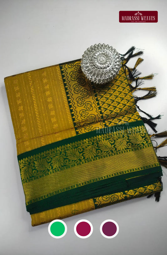 Premium Kalyani Gadwal Traditional Kodi Saree