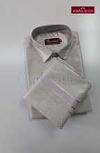 Premium Tissue Embossed Dhoti Set - Lavender