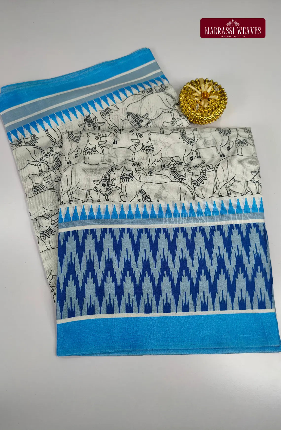 Office Wear Kalamkari soft Cotton Blend sarees