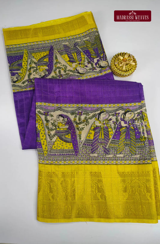 Kalamkari Soft Georgette Sarees
