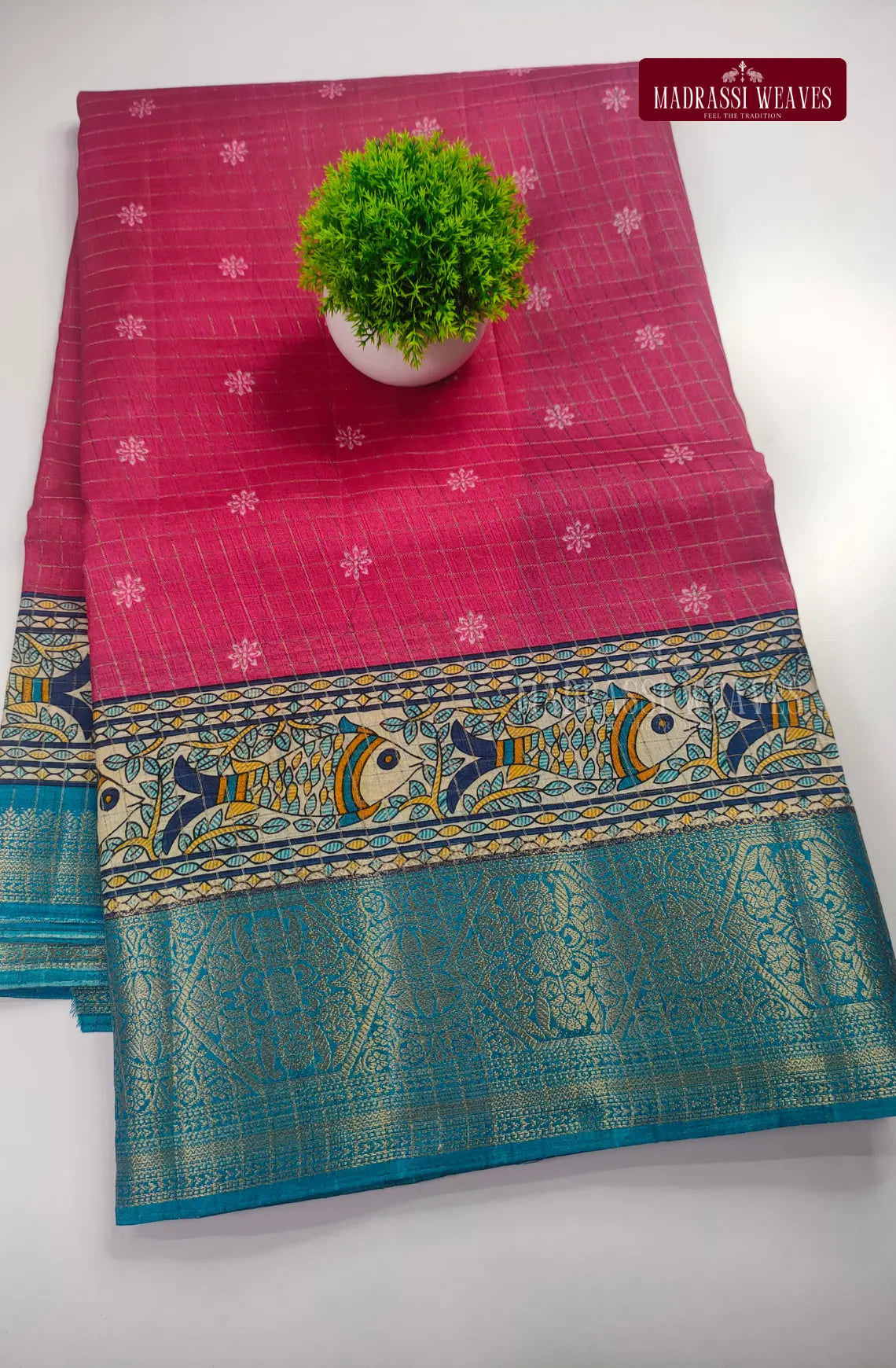 Kalamkari Mysore Crepe Silk Saree