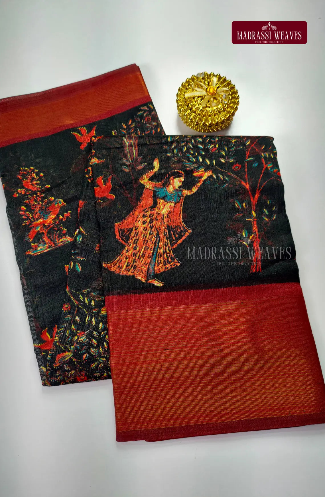 Kalamkari Printed Cotton Saree