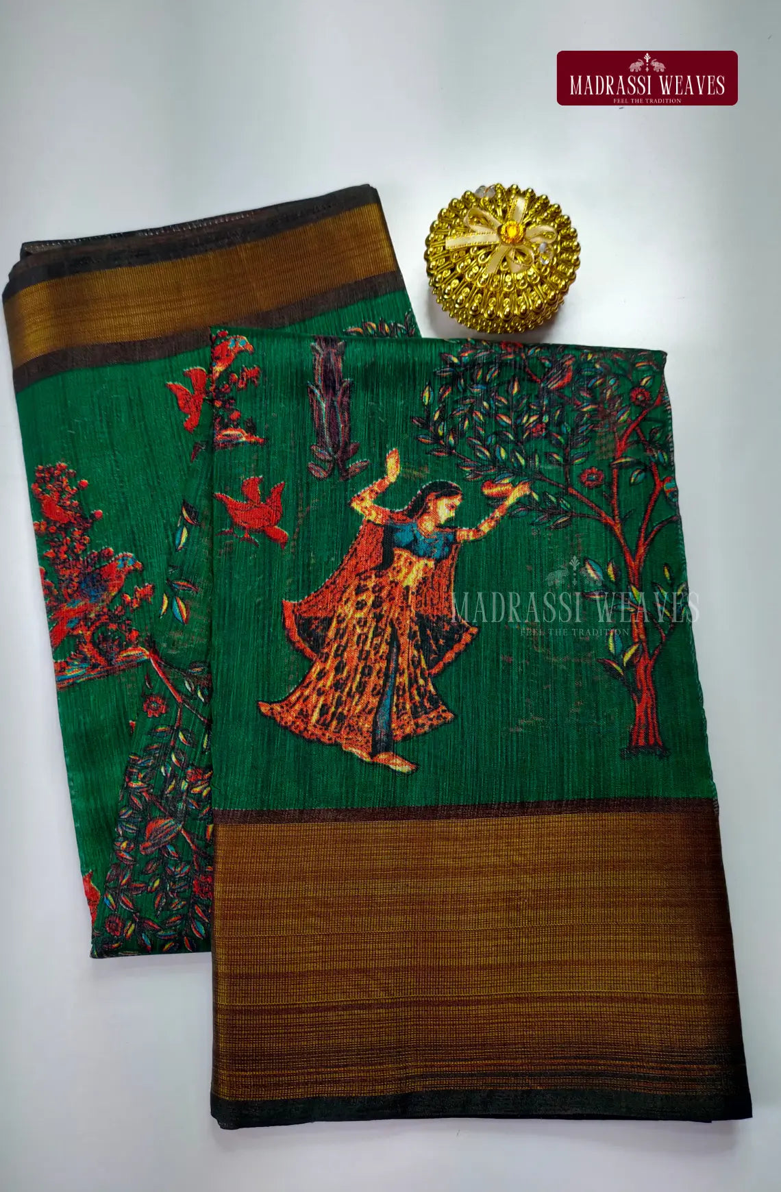Kalamkari Printed Cotton Saree