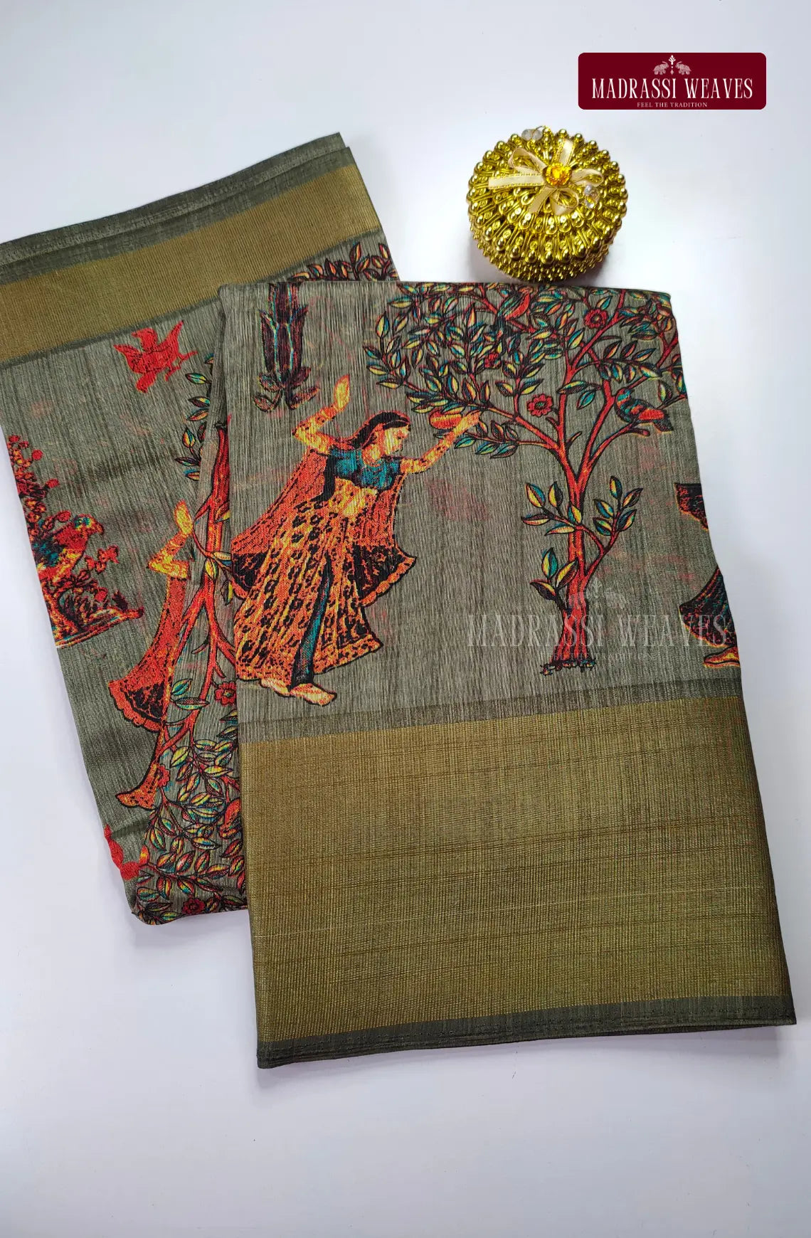 Kalamkari Printed Cotton Saree