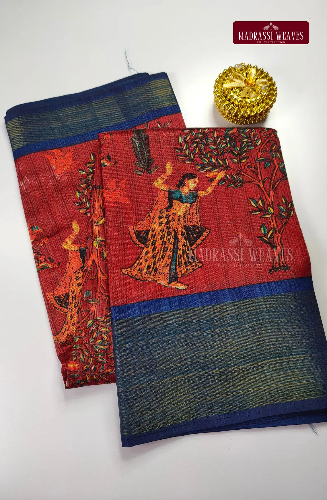 Kalamkari Printed Cotton Saree