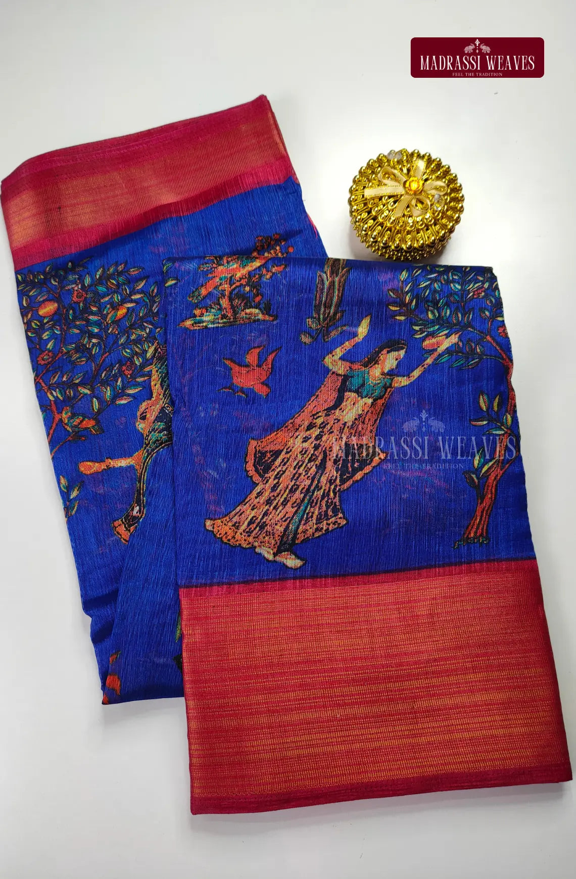 Kalamkari Printed Cotton Saree