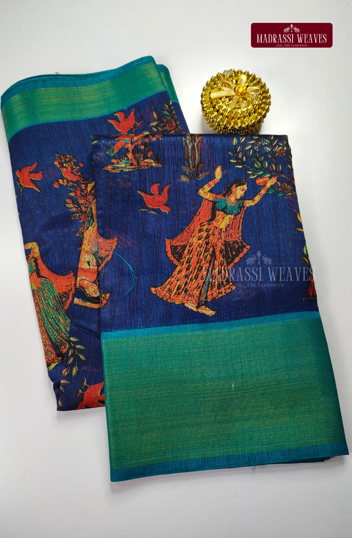 Kalamkari Printed Cotton Saree