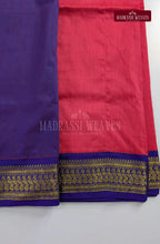 Premium Kalyani Gadwal Cotton Saree - Reddish Pink