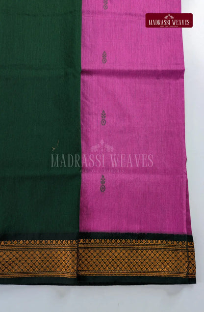 Premium Kalyani Gadwal Cotton Saree - Purple