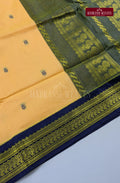 Premium Kalyani Gadwal Cotton Saree - Sandal