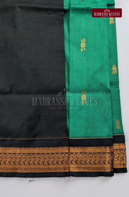 Premium Kalyani Gadwal Cotton Saree - Sapphire