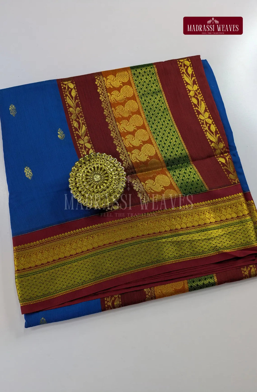 Premium Kalyani Gadwal Cotton Saree - Violet
