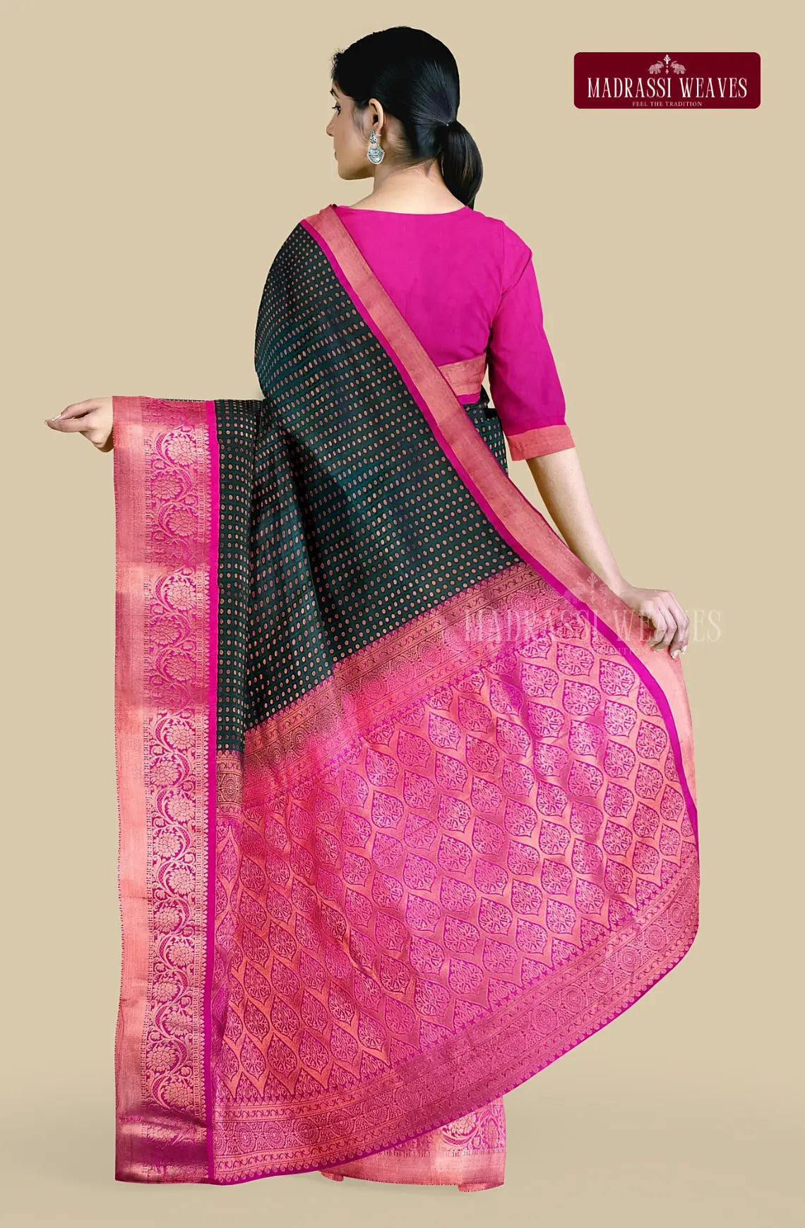 Kanchi Semi Silk Thousand Butta Saree