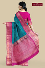 Kanchi Semi Silk Vaira Oosi Saree - Blue