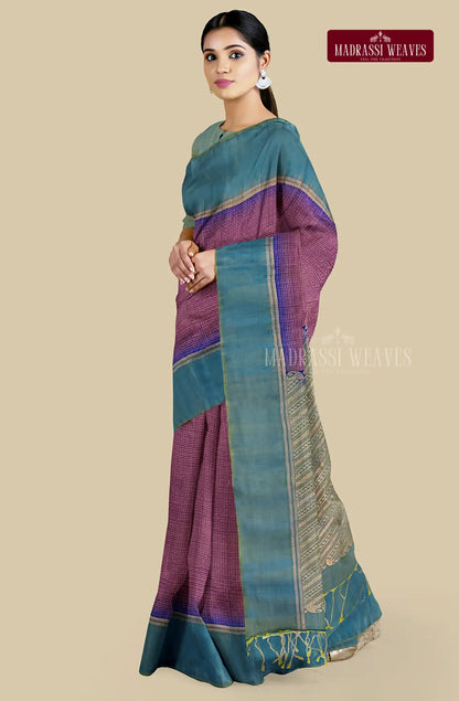 Kanjeevaram Pure Silk Saree - Beetroot Red