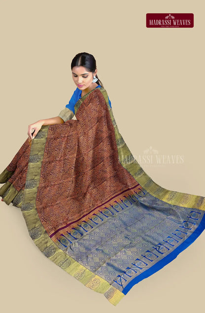 Kanjeevaram Pure Silk Saree - Maroon