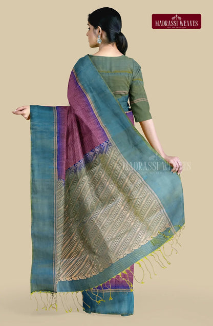 Kanjeevaram Pure Silk Saree - Beetroot Red