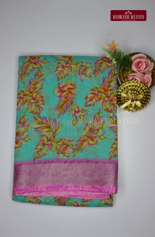 Cotton Printed Fancy Saree