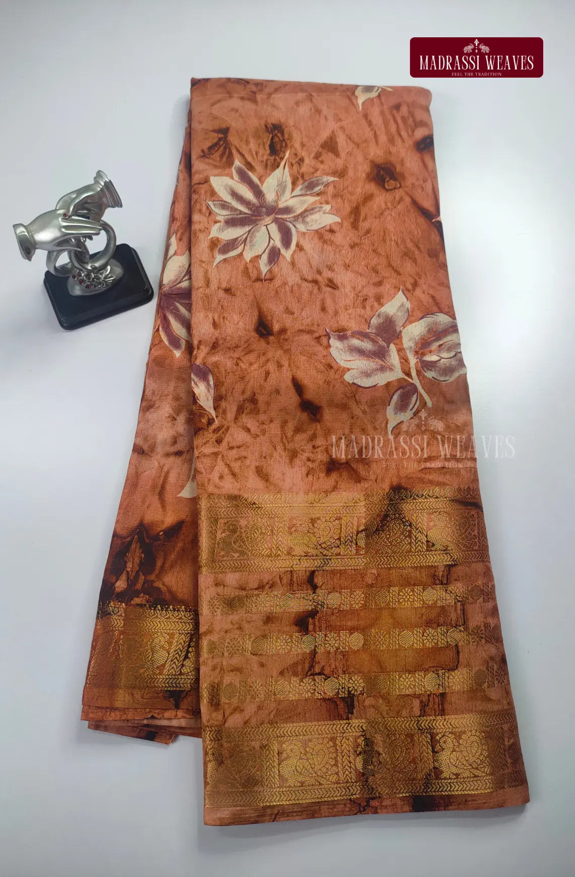 Premium Gap Border Dola Chanderi Silk Saree