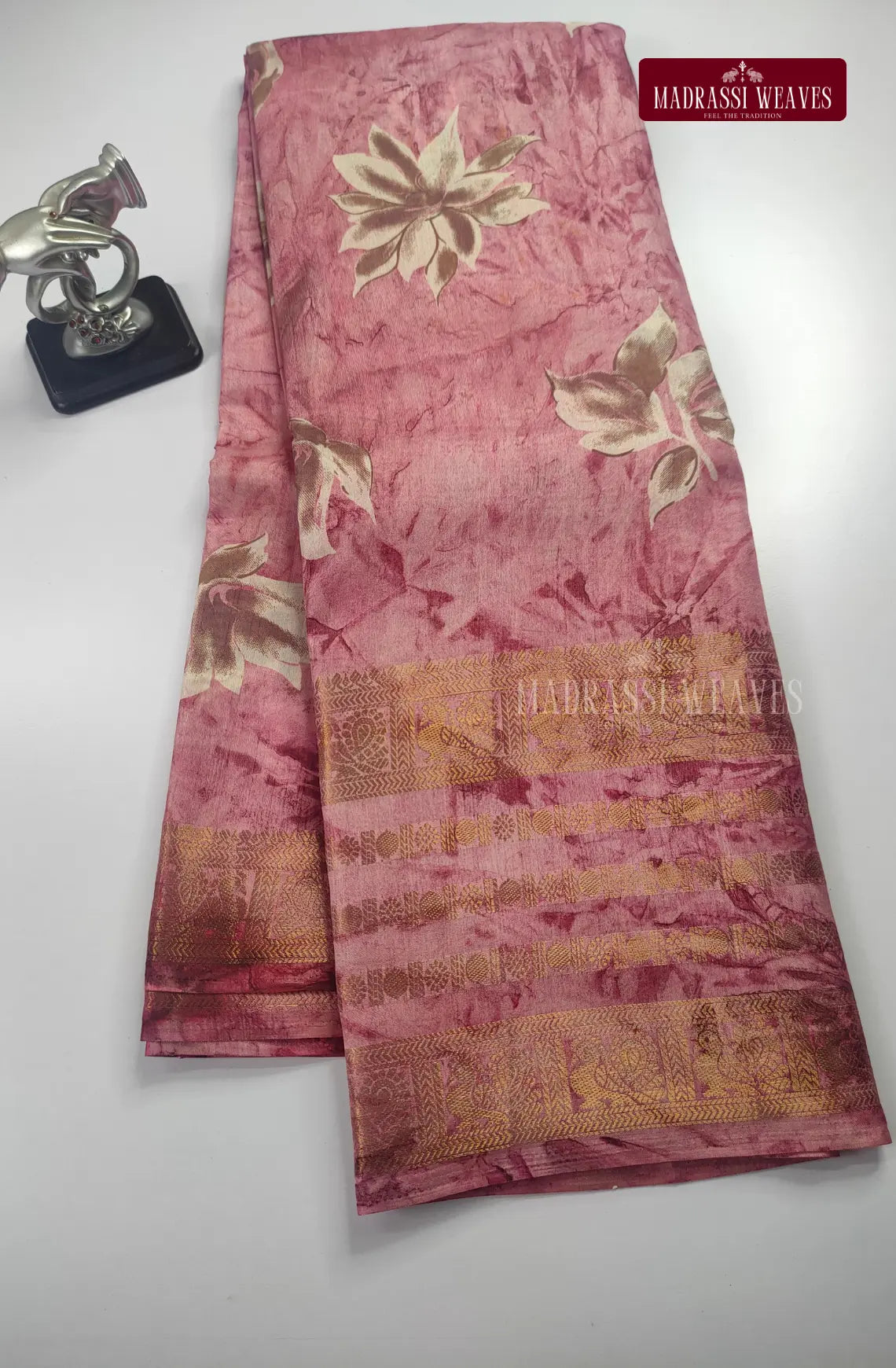 Premium Gap Border Dola Chanderi Silk Saree
