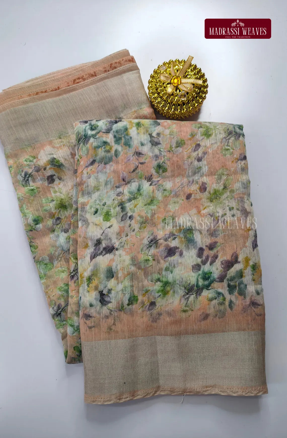 Linen Cotton Saree
