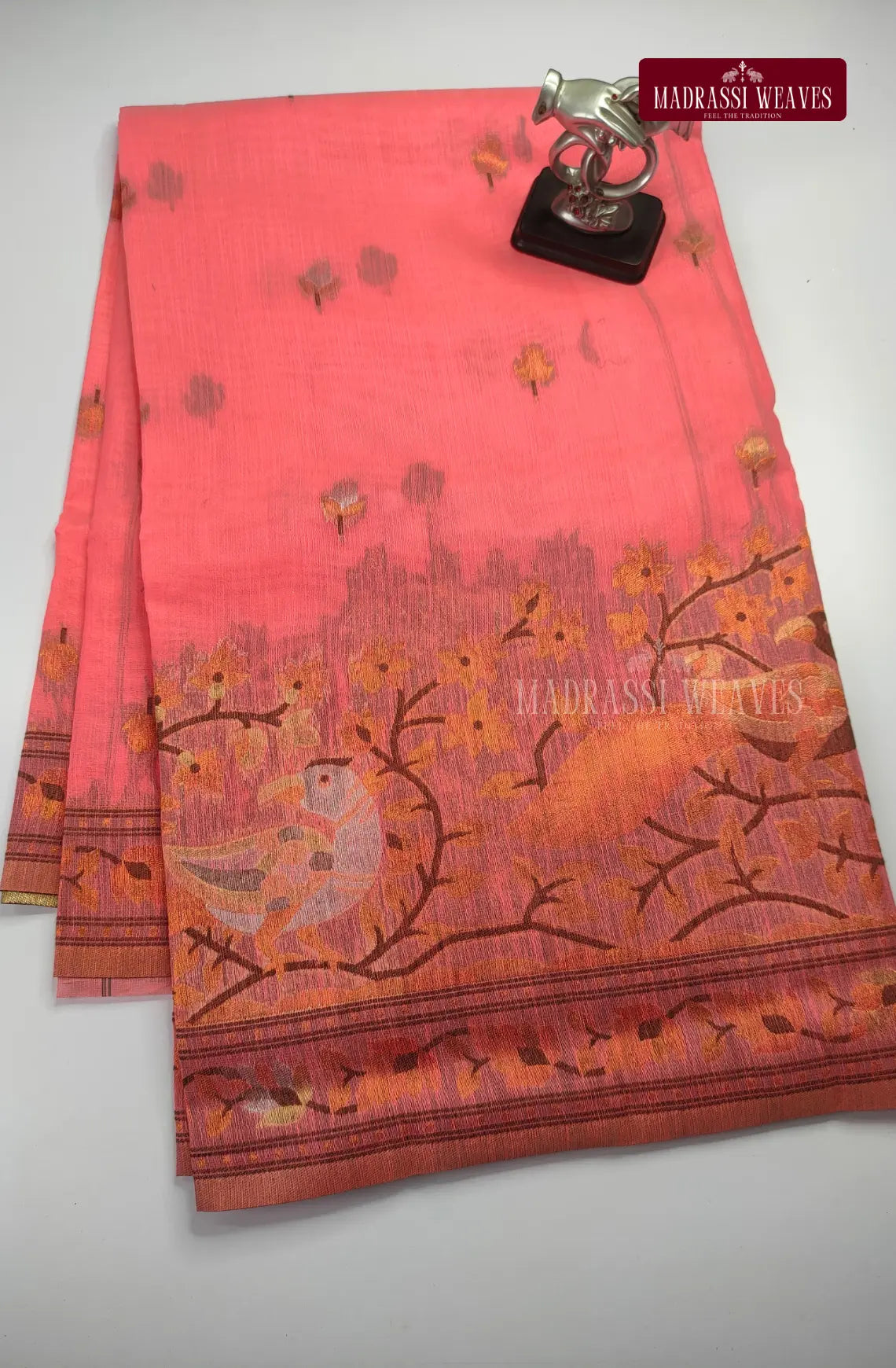 Linen Cotton Blend Saree