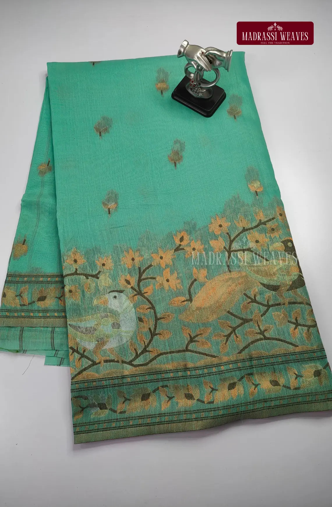 Linen Cotton Blend Saree