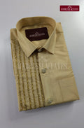 Aari Work Men's Shirt Only  - 7 (Hand Crafted) - (DESPATCH TIME 15 DAYS)