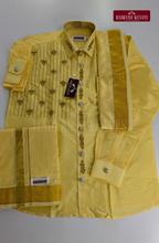 Luxury Aari Work Wedding Silk Dhoti Set (HandCrafted) -(DESPATCH TIME 15 DAYS)-Champange
