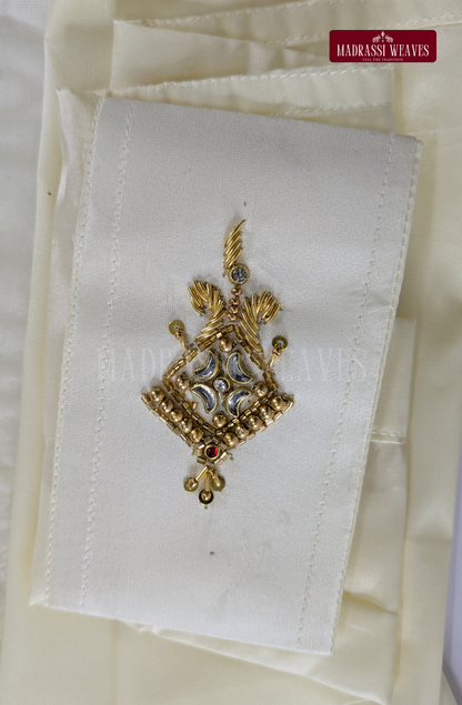 Aari Work Men's Shirt Only (Hand Crafted) - (DESPATCH TIME 15 DAYS)