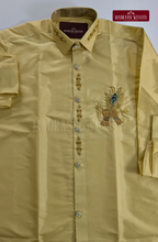 Aari Work Men's Shirt Only (Hand Crafted) - (DESPATCH TIME 15 DAYS)