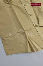 Luxury Aari Work Wedding Silk Dhoti Set 6 (HandCrafted) -(DESPATCH TIME 15 DAYS)