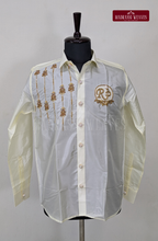 Luxury Aari Work Wedding Silk Dhoti Set (HandCrafted) -(DESPATCH TIME 15 DAYS)