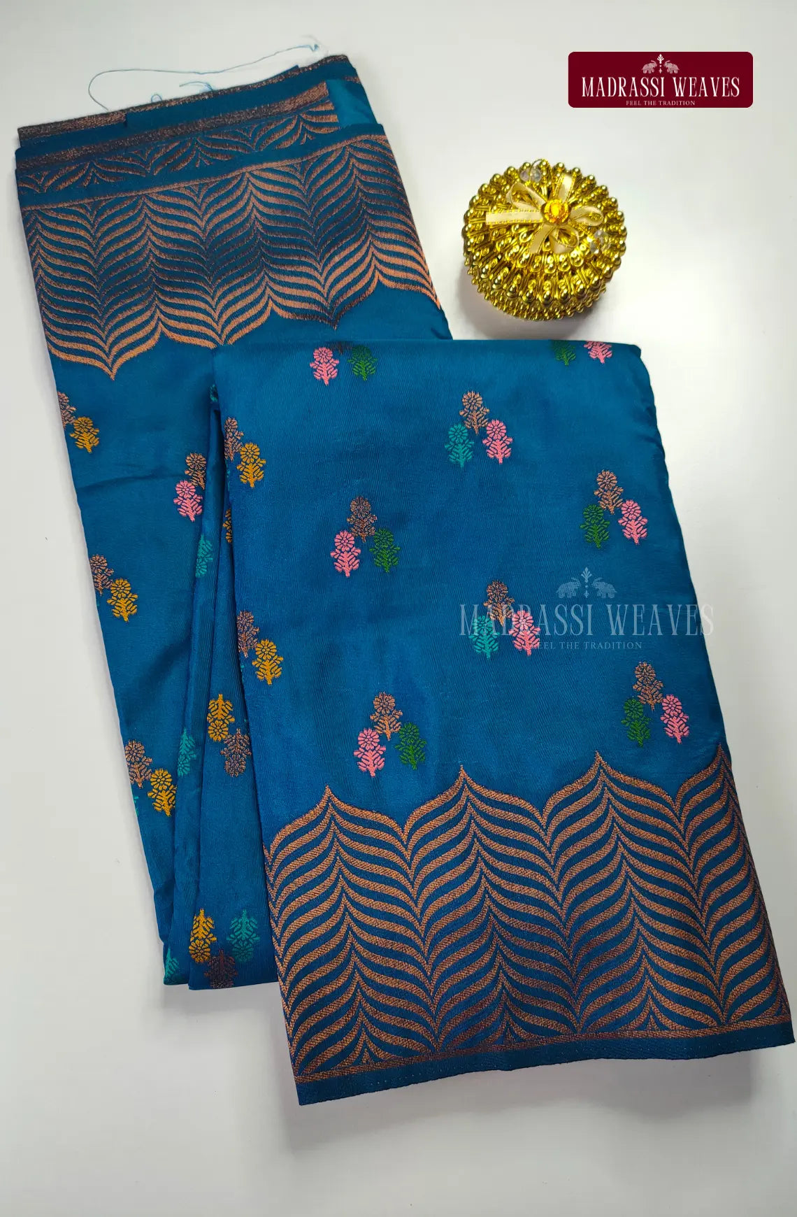 Mysore Semi Silk Tower Border Saree