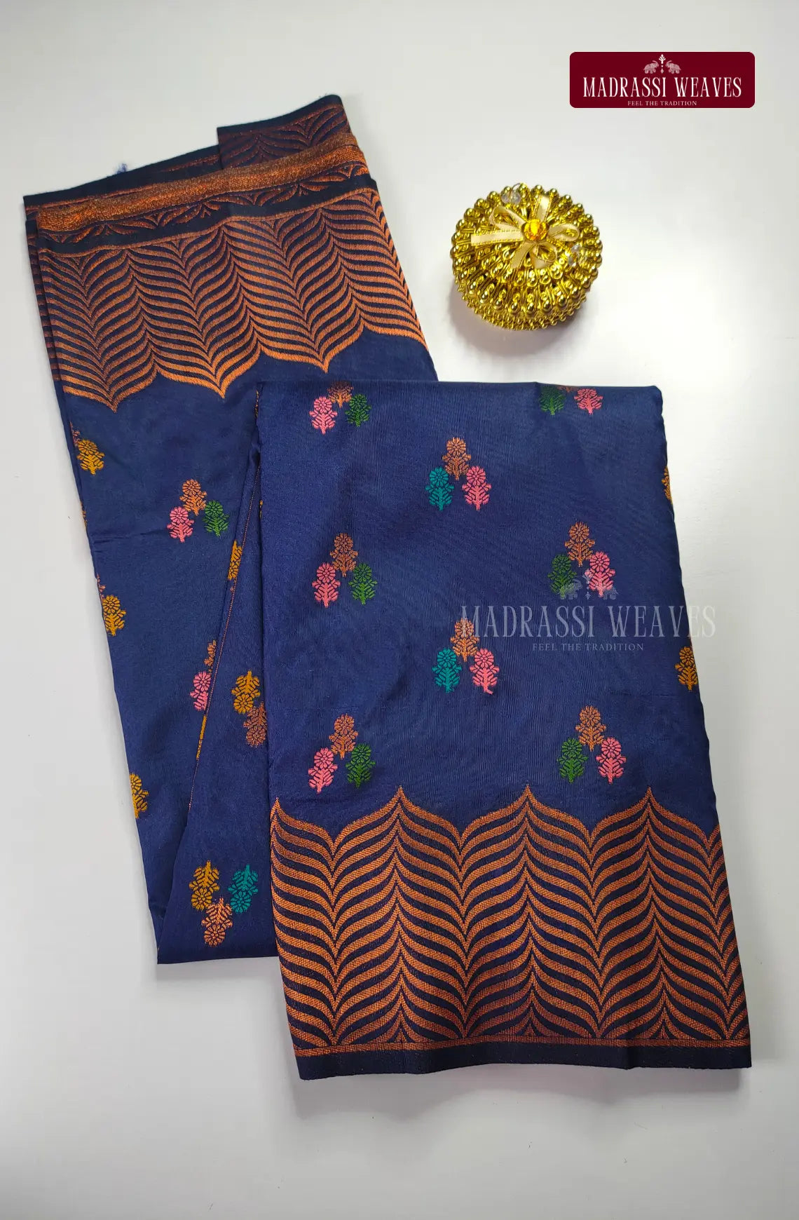 Mysore Semi Silk Tower Border Saree