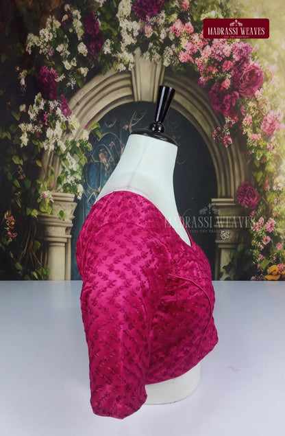 Readymade Adjustable Net Sleeve Blouse