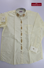 Luxury Aari Work Wedding Silk Dhoti Set (HandCrafted) -(DESPATCH TIME 15 DAYS) - Off White-10